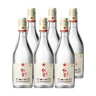 北京红星兼香陈酿5-42度6瓶装纯粮食酿造白酒平价高度父辈口粮酒