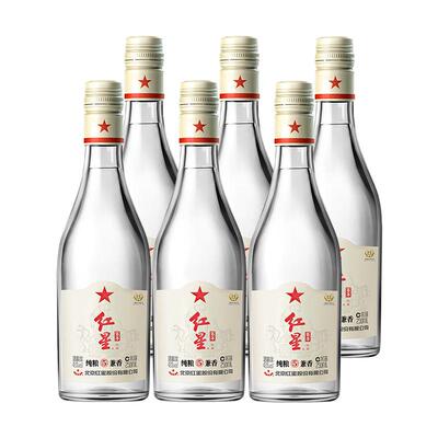 红星兼香型42度白酒6瓶装