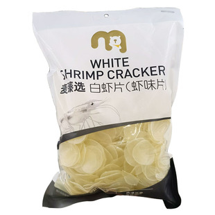 【麦德龙】METRO麦臻选红白虾片1kg家用袋装油炸脆片零食非即食