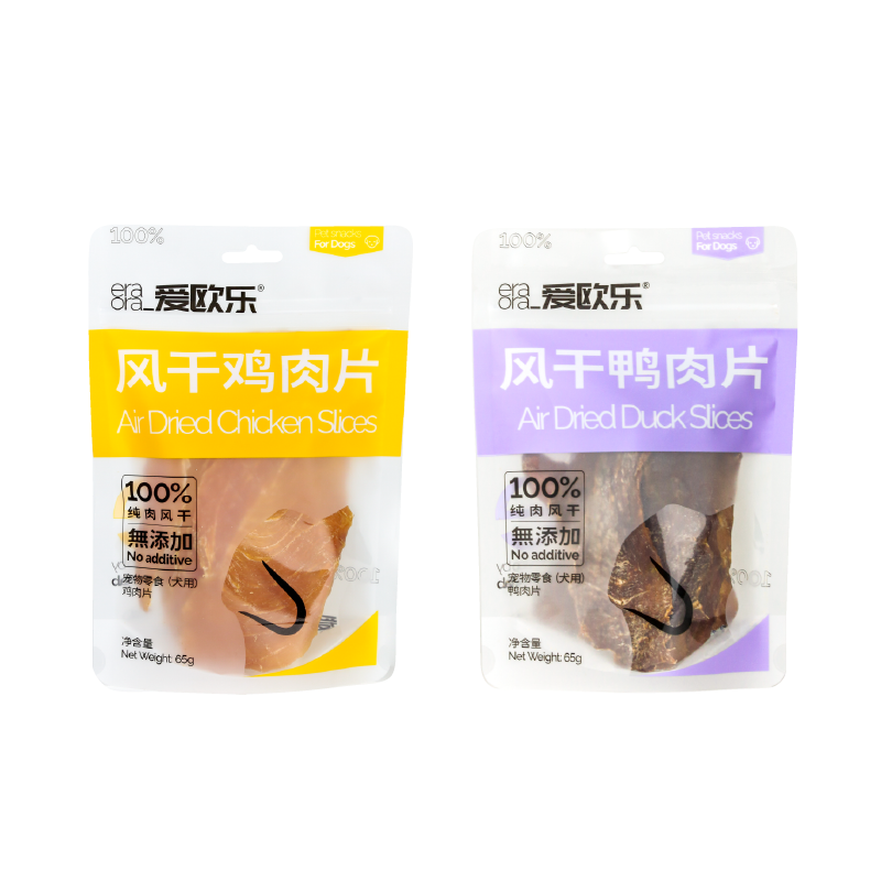 愛歐樂狗零食雞胸肉干鴨胸肉干磨牙助潔齒比熊泰迪雪納瑞柯基適用