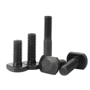 T型螺丝8.8级GB37压板螺丝高强度发黑T形槽用螺栓M8M10M12M30M36