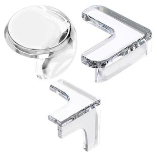 桌角防撞角护角软防磕碰直角包桌子柜子柜角窗户保护套透明硅胶