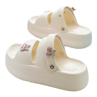 厚底凉拖鞋女款夏季外穿防滑拖鞋女士增高时尚两穿软底沙滩鞋凉鞋