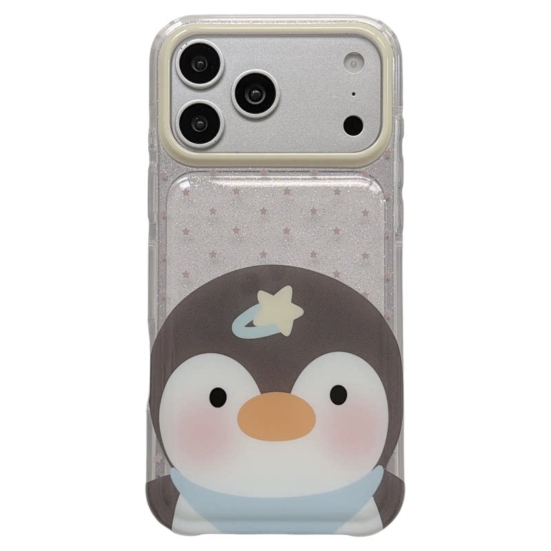 jze 可爱闪粉星星jellycat小动物适用苹果17ProMax手机壳手提iphone16pro新款17女款15pro超好看14防摔手机套