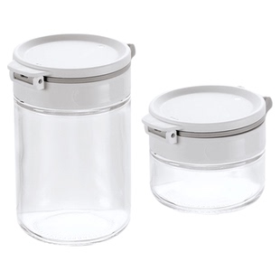 JOJO'S L. PD.杂货先生.调料盒密封防潮双盖圆形厨房收纳 | 附言