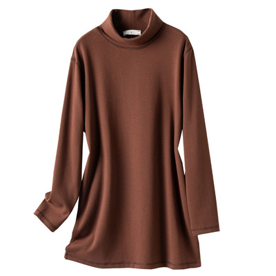 蕴佳长袖韩版加绒高领打底衫女