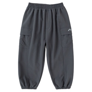 嘟嘟家男童裤子秋冬加绒宝宝长裤冬季儿童工装裤冬装女童休闲裤潮