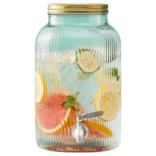 玻璃酒桶泡酒瓶带龙头自制饮料桶啤酒水果茶桶罐果汁可乐桶容器