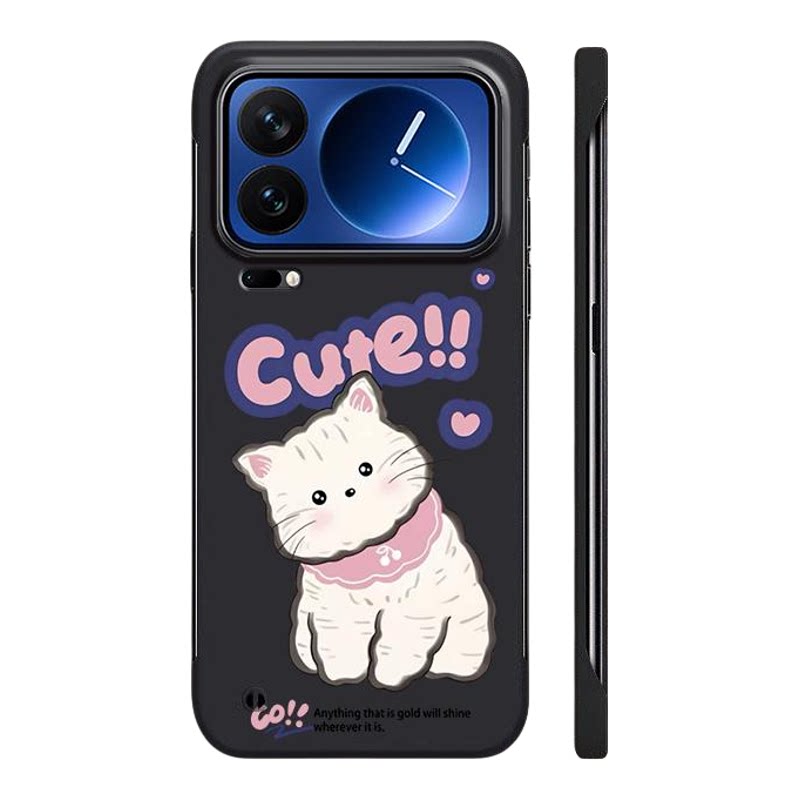 适用于小米17Proax手机壳14pro可爱卡通cute猫12Spro半包15PRO不顶膜11超薄无边框mi13防摔个性CIVI4PRO硬壳