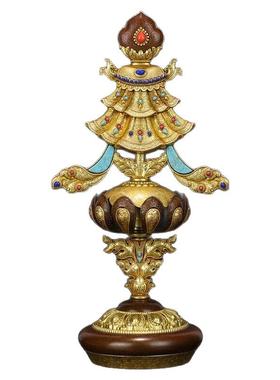 慧宝新品黄铜八吉祥桌面摆件