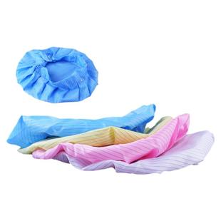 防静电帽子护士帽圆帽洁净帽蘑菇白蓝粉黄色无檐帽无尘男女工作帽