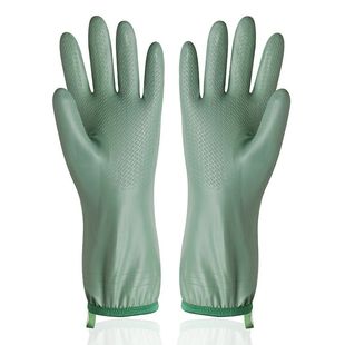 硅胶手套洗碗耐用家用厨房加厚保暖清洁家务洗衣专用橡胶皮防水