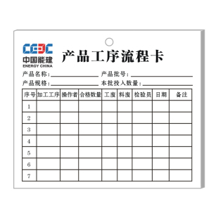 【生产流程卡】定制车间产品工序流转卡工厂物料流动标识卡仓库不良品状态标示牌库房样衣样品卡存料库存卡片