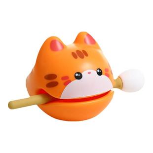 小木鱼敲打解压桌面摆件玩具公德工位情绪稳定神器猫儿童生日礼物