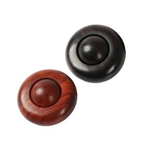 实木材质 血檀一体手把玩件运动手部 手球 木飞碟实木转运珠转动