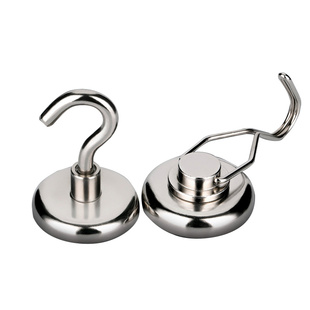 强力磁铁磁吸挂钩超强磁力挂钩不锈钢磁性挂钩吸铁石冰箱强磁挂钩