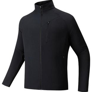 安踏行政夹克男士冬季新款商务立领外套官方正品抓绒上衣爸爸男装