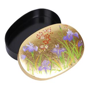 日本进口山中漆器小型首饰盒收纳盒高档精致便携牙签盒轻奢牙线盒