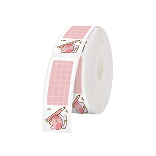 【D系列萌宠标签】D30/D30S三防热敏标签纸 小尺寸卡通彩色美食猫咪图案标签打印机姓名贴收纳文具名字开关贴