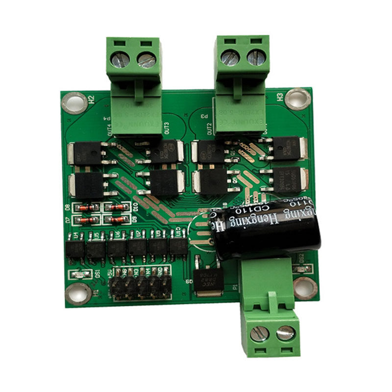 12/24V 7A/12A双路PWM控制调速H桥直流电机驱动模块板器 npn控制