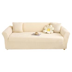 沙发套全包弹力套四季通用型新款奶油雪尼尔加厚防猫抓保护沙发罩