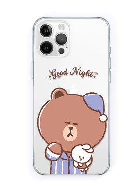 LINE可爱全包防摔iPhone手机壳