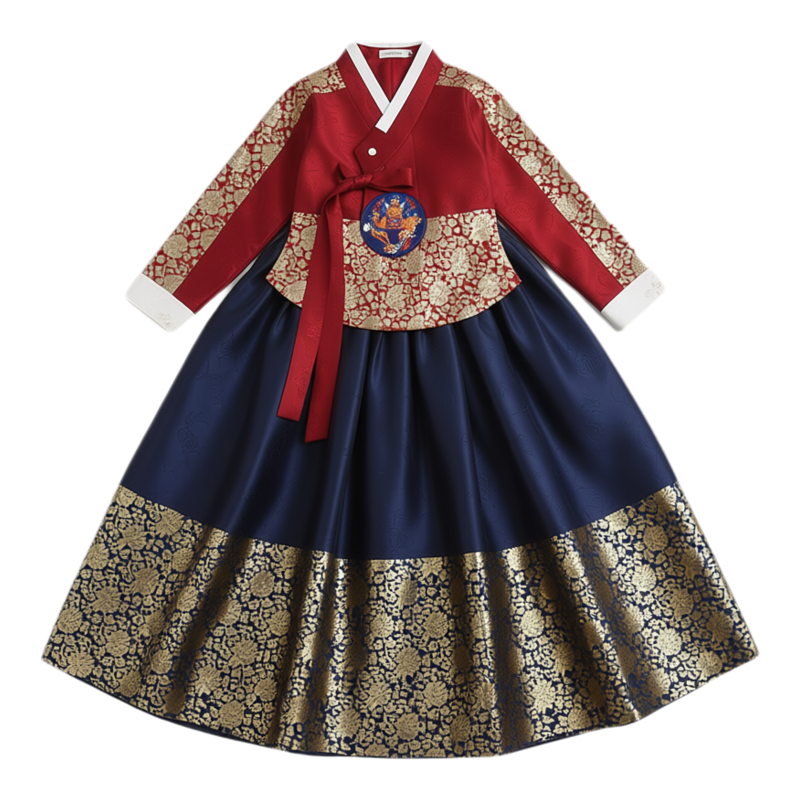 朝鲜族宫廷传统韩服女童演出服