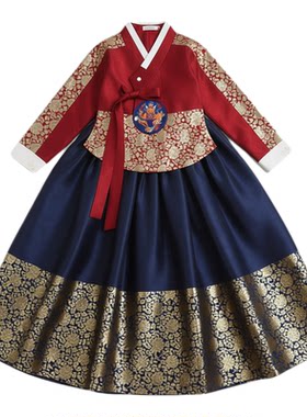 朝鲜族宫廷传统韩服女童演出服