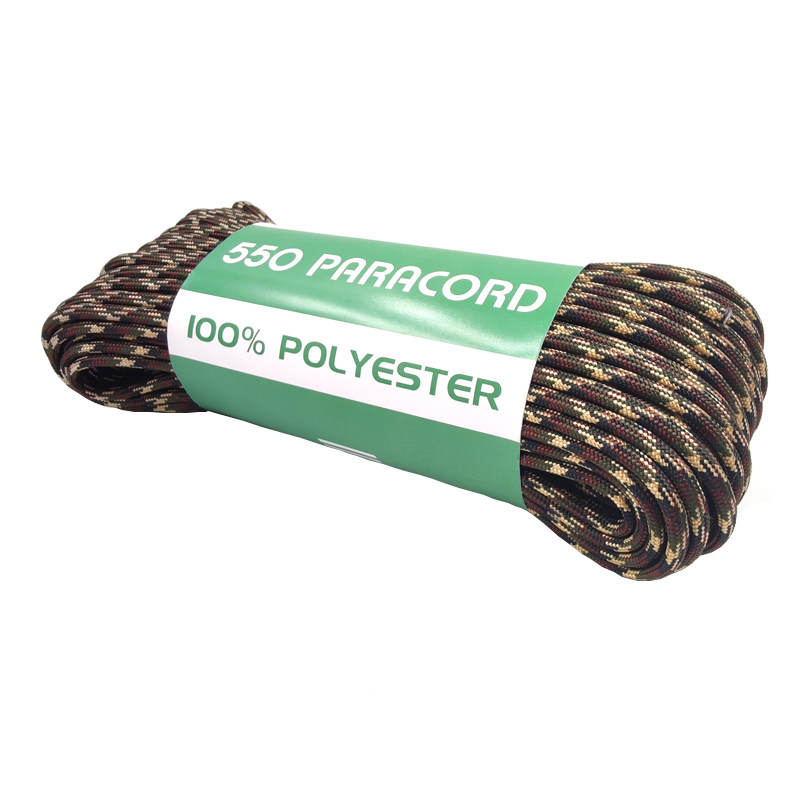 【丛林J系】550磅七芯伞绳Paracord逆鳞编织4mm7芯户外装备31米