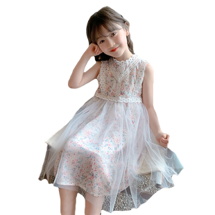 女童裙子夏季2026新款儿童连衣裙夏款网红洋气小女孩夏天公主裙薄