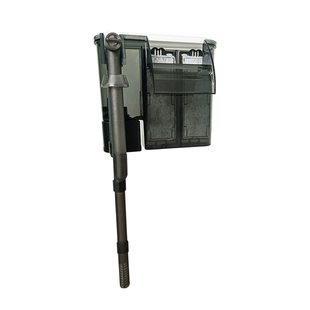 鱼缸静音水泵过滤器小型瀑布式挂壁三合一家用循环增氧外置过滤盒