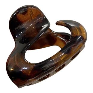 中号南瓜镂空抓夹韩国豹纹半扎发夹后脑勺发卡发量少高级感鲨鱼夹