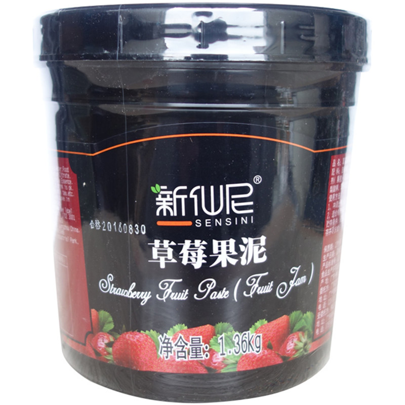 新仙尼草莓果泥果酱冷热都可以做