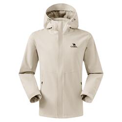 骆驼户外黑色冲锋衣男2026春夏新款防风防水运动硬壳登山服外套女