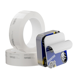 墙纸专用双面胶高粘度不留痕墙布无痕贴墙专用粘胶壁布挂画神器免打孔免钉胶不伤墙无痕胶可移除墙贴墙面固定