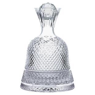 高档轻奢红酒杯套装旋转醒酒器水晶玻璃高脚杯子家用葡萄酒杯酒具