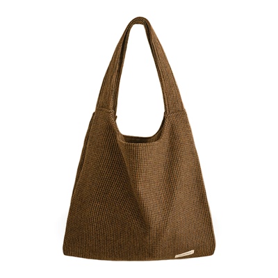 secondmoon羊毛单肩包复古百搭