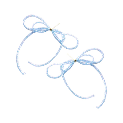 甜美玻璃水晶轻巧可换耳夹耳钉