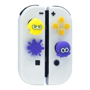 喷射战士3十字按键贴适用于任天堂switchOLED NS续航摇杆帽硅胶