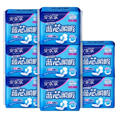 【安尔乐】日用卫生巾棉柔30片245mm