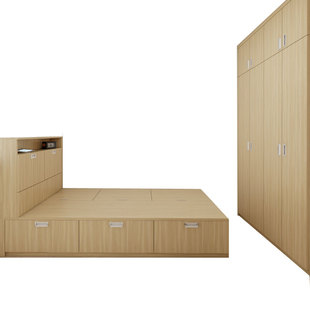 富蝶邨香港全公屋定制小户型家私榻榻米油压厨方橱衣柜具装修订造