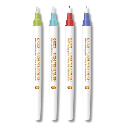 斯塔秀丽笔自带笔锋手账做笔记