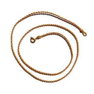 横穿特细金线吊坠挂绳项链绳黄金翡翠锁骨链女款佛牌头公配绳儿童