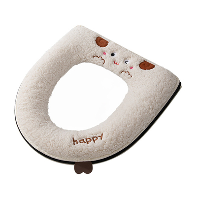 小羊羔拉链马桶垫卡通坐便垫套