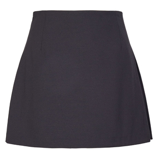 婉甸2026春季新品黑灰色A型短款短裙裤高腰简约风裙装1251K14YJ1