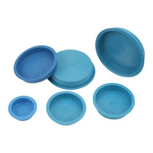 蓝色塑料堵头塑料孔塞塑料塞头螺纹孔塞螺母堵头螺孔闷盖