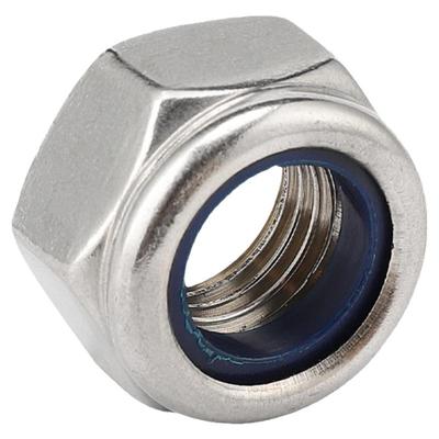 不锈钢六角尼龙螺母防松自锁螺帽