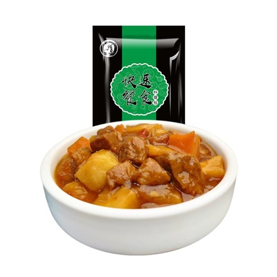 香辣牛肉烧土豆原切牛肉不含保水