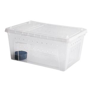 爬宠饲养箱睫角守宫蜥蜴人渣盒宠物蛇蜘蛛角蛙甲虫乌龟爬虫饲养盒