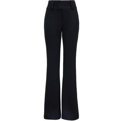 VeroModa休闲裤高腰纯色微喇